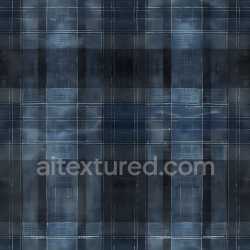 seamless Seamless 3D PBR Texture of Blue Toned Plaid Fabric with Layered Weave Pattern texture 8k free download PBR