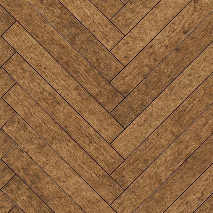 Worn Oak Parquet Wood seamless PBR texture preview