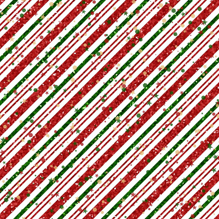 Christmasy Wrapping Paper seamless PBR texture preview