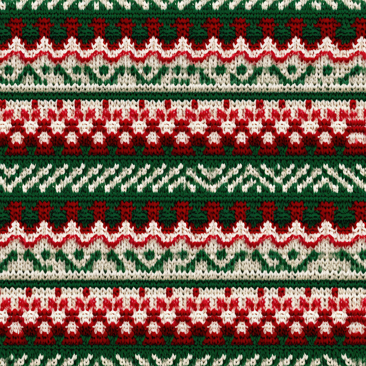 All Christmas Digital paper of Festive Red, Green, and White Christmas… seamless PBR texture preview