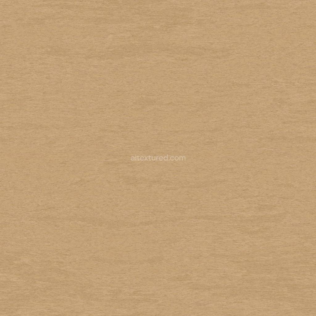 Seamless PBR wood texture in light brown color