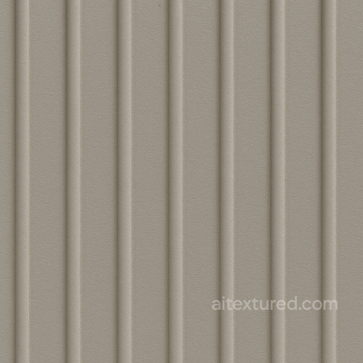 Ribbed Surface Molded Plastic Matte Finish Durable seamless Furniture Plastic PBR texture