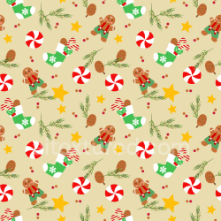 seamless Seamless 3D PBR Texture Featuring Festive Christmas Digital Paper Pattern texture 8k free download PBR