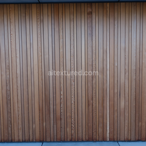 Preview — High-Resolution PBR Texture of Vertical Wooden Planks Wall