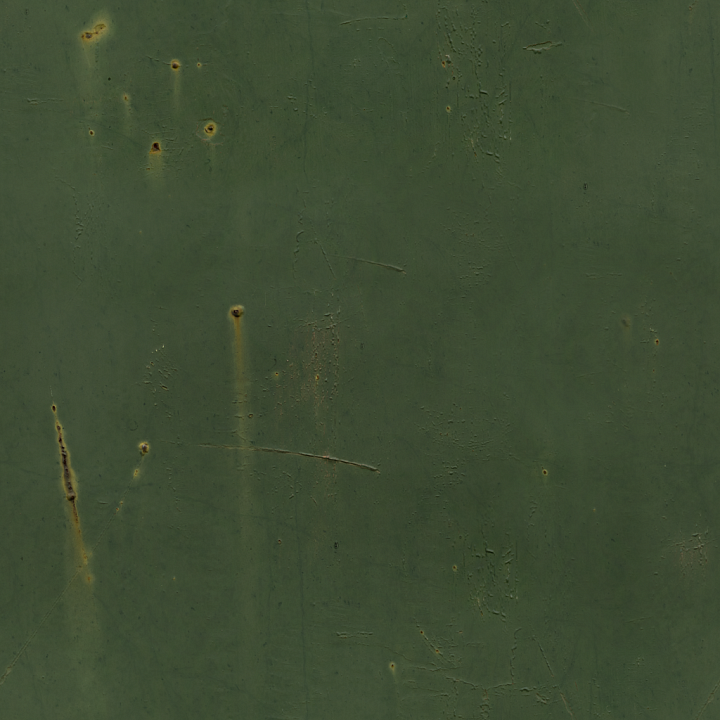 Industrial Canister Metal - Green Metal Canister Metal Outdoor seamless PBR texture preview