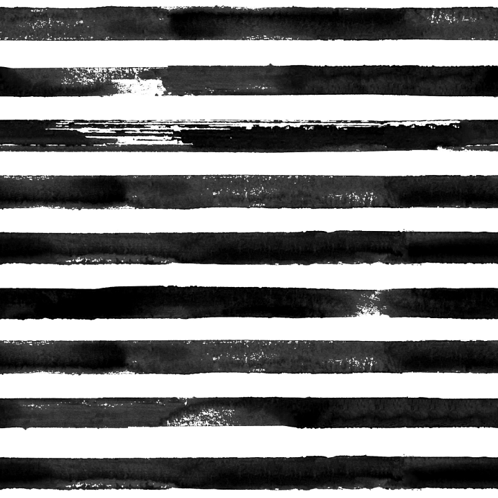 Black Watercolor Stripes on White Fabric Pattern seamless PBR texture preview