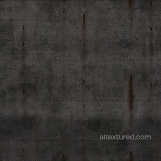 Aged Concrete Damaged Rebar Wall Worn - Seamless PBR Texture Concrete texture preview