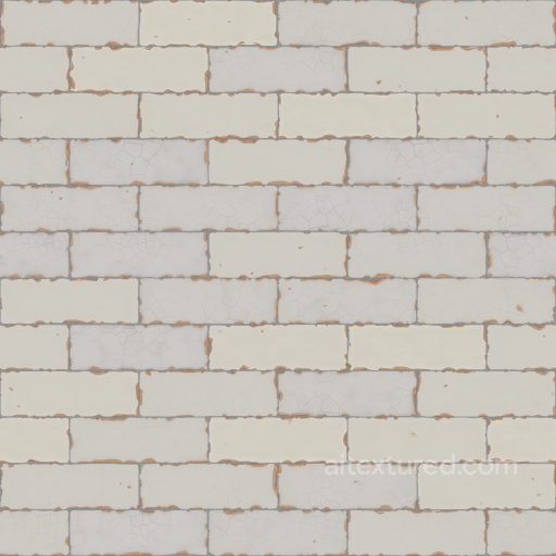 Old Ceramic Tiles PBR Texture seamless Ceramic-tile PBR texture