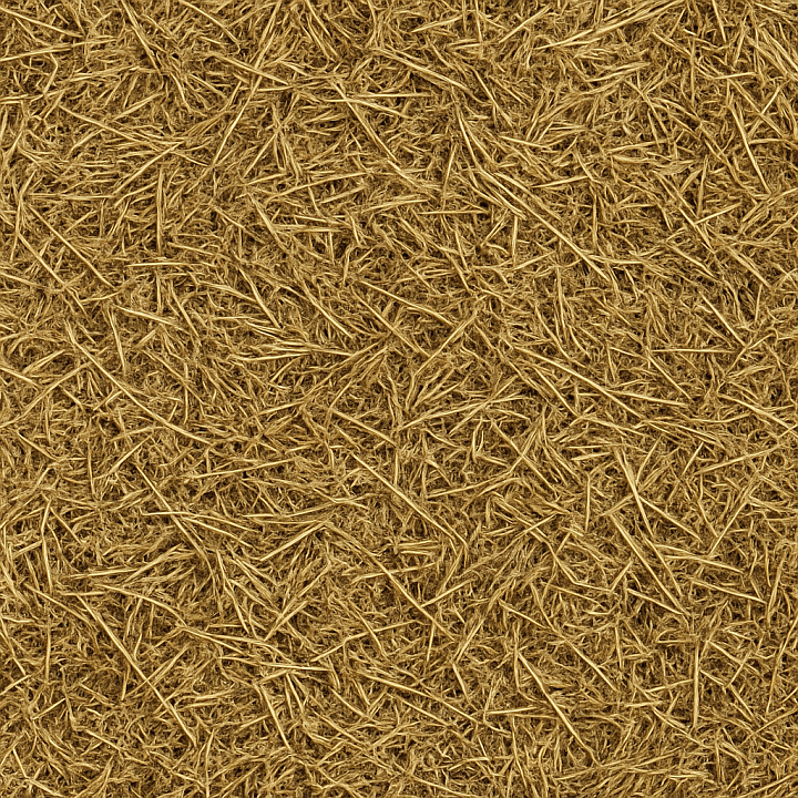 Compact Dried Grass seamless PBR texture preview