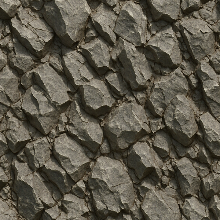 Jagged Stone seamless PBR texture preview