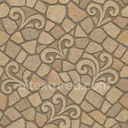 seamless Decorative Stone Floor Seamless Texture texture 8k free download PBR