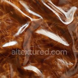 seamless Seamless 3D PBR glossy waxed brown leather texture with rich wrinkles and highlights texture 8k free download PBR