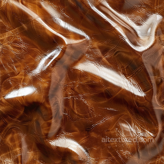 Glossy Waxed Brown Leather Texture With Rich Wrinkles And Highlights Leather texture preview