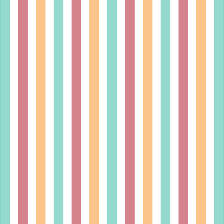 Soft Watercolor Stripes Fabric in Pastel Colors seamless PBR texture preview