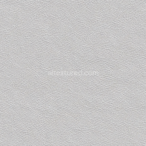 Seamless 3D White Embossed Leather PBR Texture with Fine Scaly Grain