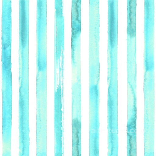Watercolor Fabric Texture Featuring Vertical Blue Stripes seamless Watercolor Stripes PBR texture