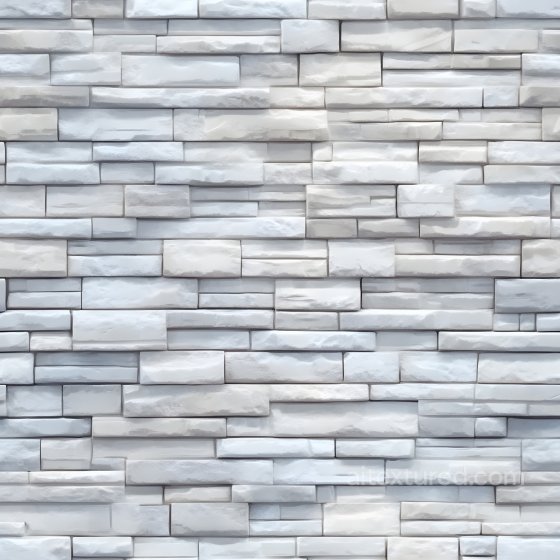 Cracked White Brick Wall Texture with Subtle Chips and Cracks Brick texture preview
