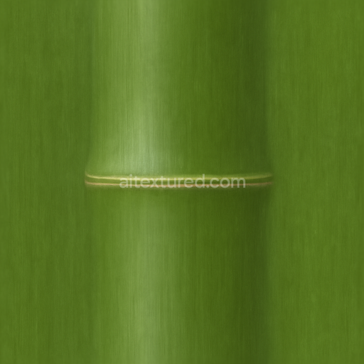 Seamless 3d texture pbr 8k green bamboo stalk with bamboo nodes and natural bamboo grain surface