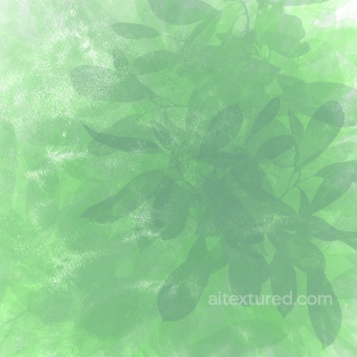 Watercolor Texture of Soft Green Watercolor Leaves Pattern seamless Watercolor texture PBR texture