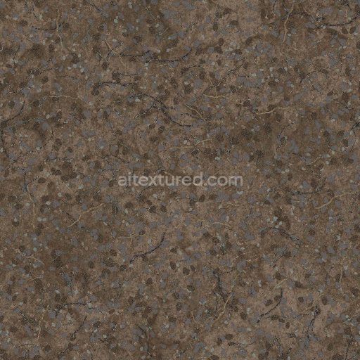 Forest Ground Texture with Twigs, Pebbles and Rocks | Free PBR