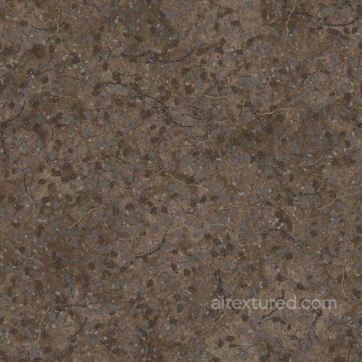 Forest Ground Texture with Twigs, Pebbles and Rocks | Free PBR seamless Ground surface PBR texture