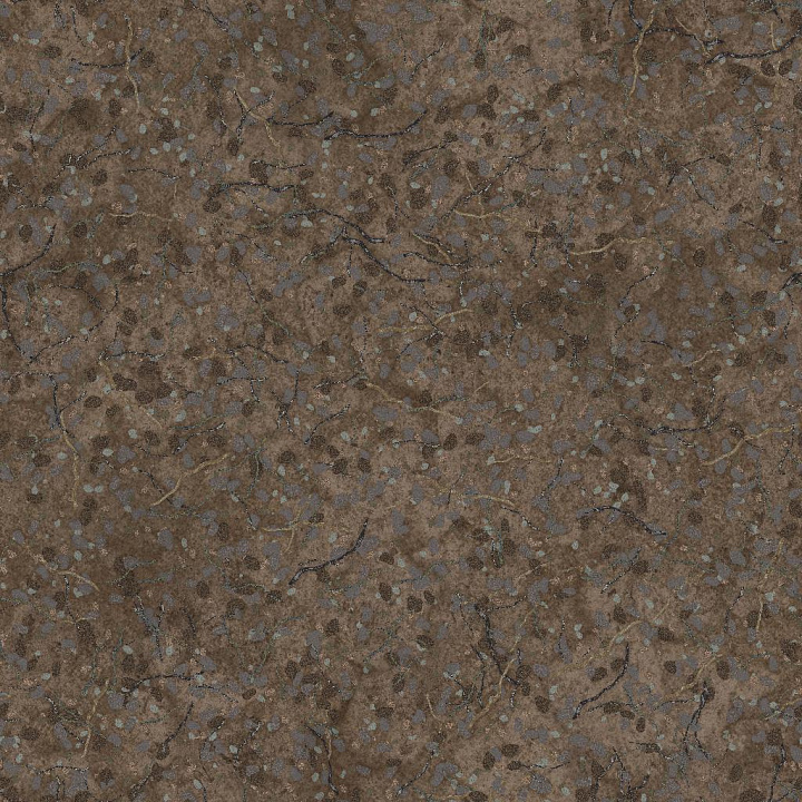 Forest Ground with Twigs, Pebbles and Rocks seamless PBR texture preview