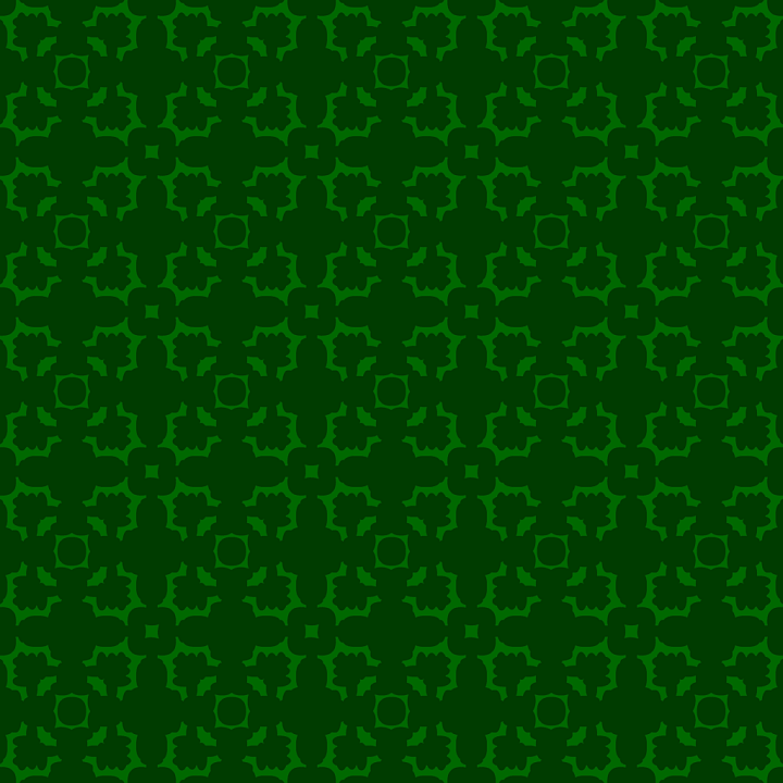 Green Ornamental Pattern With Dark Background seamless PBR texture preview