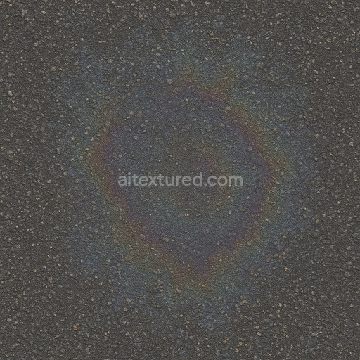 Parking Lot Asphalt Oil Stain