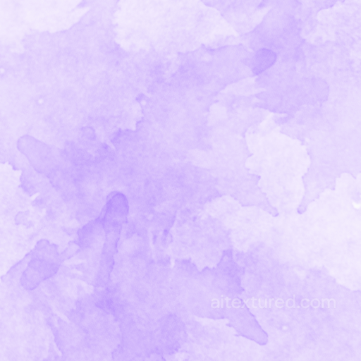 Watercolor Texture of Soft Light Purple Watercolor Wash seamless Watercolor texture PBR texture