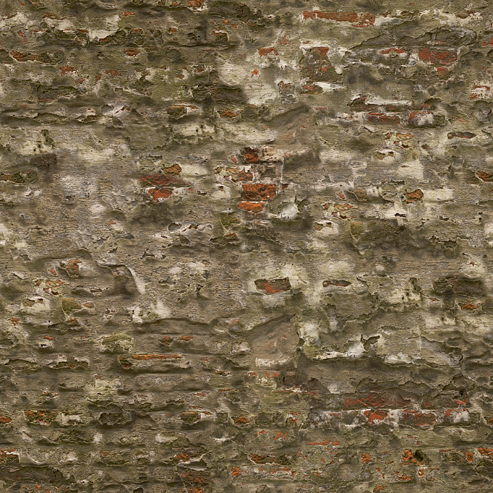 Rough Plaster Brick seamless PBR texture preview