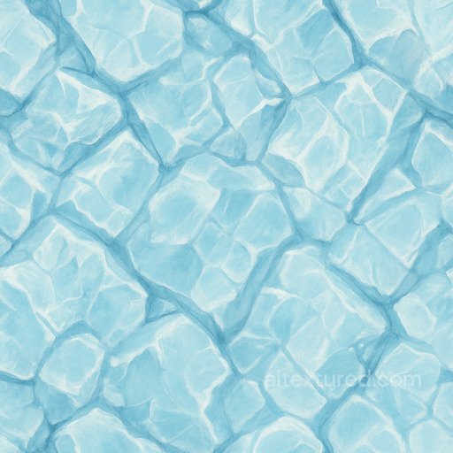 Stylized Ice Seamless Texture seamless Snow-ice PBR texture