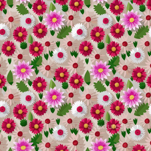 Vibrant Embroidered Floral Fabric Pattern Seamless Texture seamless Embroidered floral PBR texture