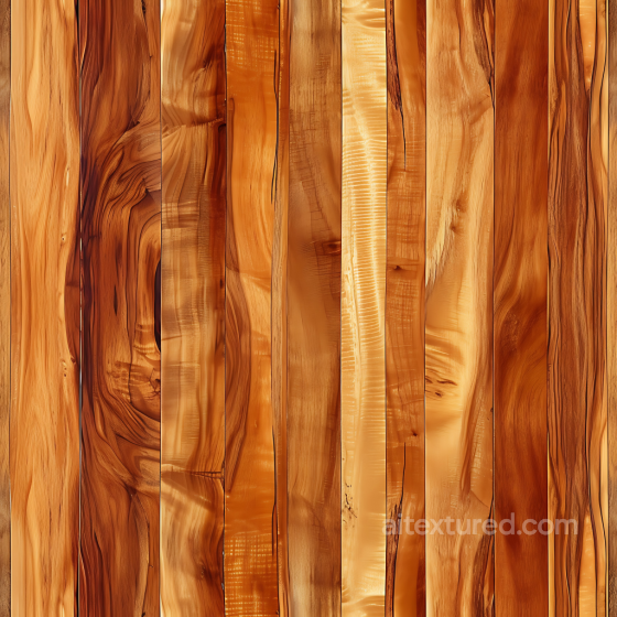 Cherry Wood PBR Texture with Polished Grain and Warm Toned Planks Wood texture preview