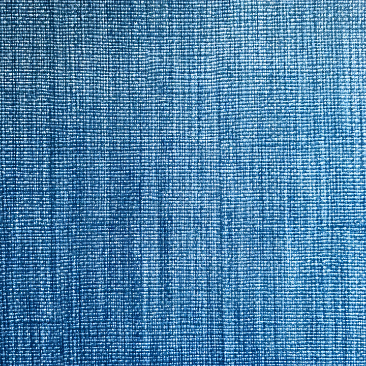 Cracked Denim Fabric with Detailed Blue Weave Pattern seamless PBR texture preview