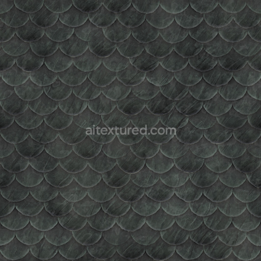 Roof Tile Shingle Dark Pattern Seamless Pbr Texture Weathered Coarse