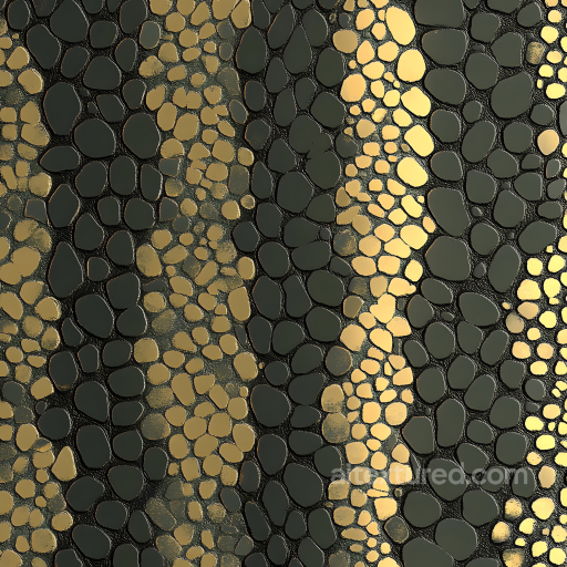 Organic Reptilian Scale Skin Seamless Texture with Smooth Surface seamless Skin PBR texture