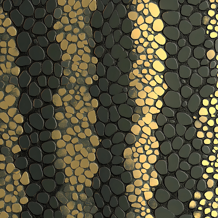Organic Reptilian Scale Skin with Smooth Surface seamless PBR texture preview