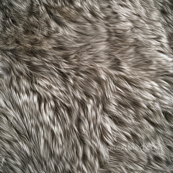 Long Fur Leather Texture With Natural Gray And Beige Tones Leather texture preview