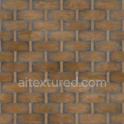 seamless Wicker Woven Texture Natural Pattern Seamless Brown Wood Organic Decorative texture 8k free download PBR