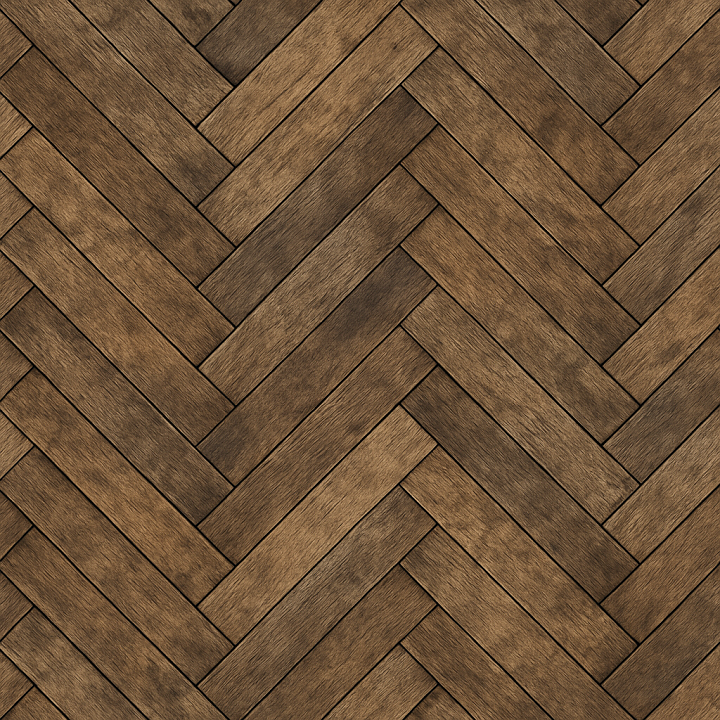 Aged Herringbone Parquet seamless PBR texture preview