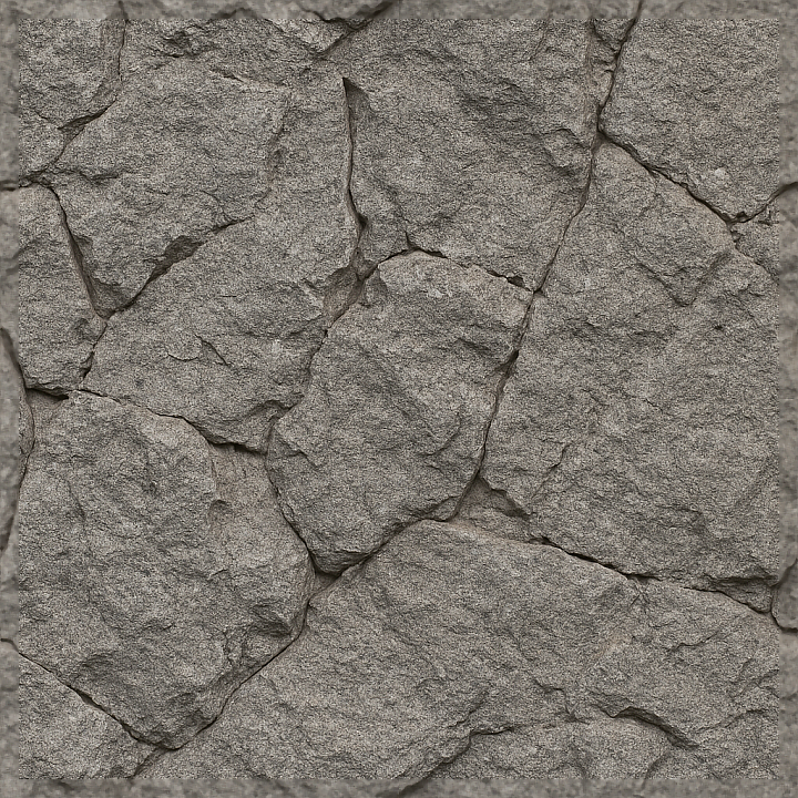 Andesite Igneous Rock Rough Stone Fractured Stone Natural seamless PBR texture preview