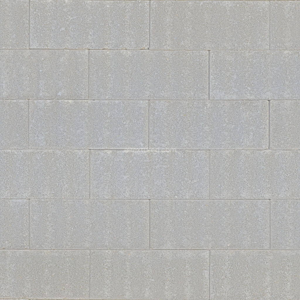 Seamless concrete PBR texture with gray surface