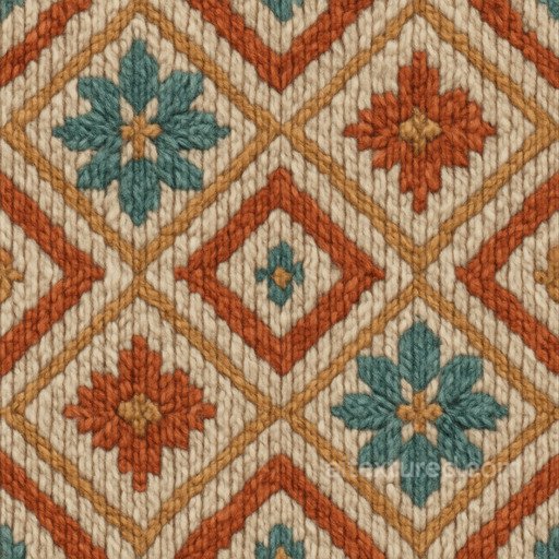 Decorative Wool Seamless Texture seamless Fabric PBR texture