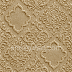 seamless Seamless 3d texture pbr 8k quatrefoil arabesque wallpaper with raised velvet weave finish texture 8k free download PBR