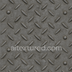 seamless Seamless 3d texture pbr 8k tactile plate with riveted metal surface and raised pattern texture 8k free download PBR