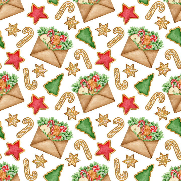 All Christmas Digital paper of Christmas Digital Paper Featuring Festiv… seamless PBR texture preview