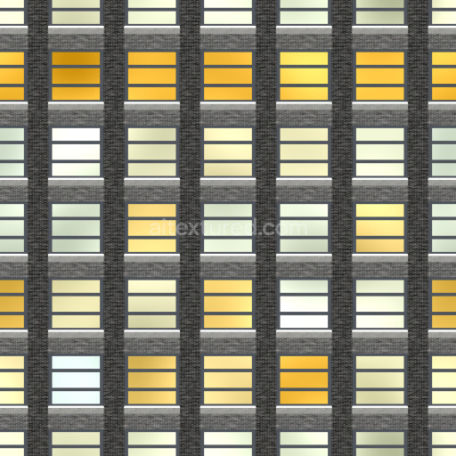 Facade Building Modern Urban Tileable Pattern Glass Concrete Exterior Architectural