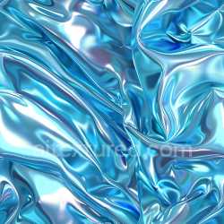 seamless Seamless 3D PBR Texture of Glossy Blue Wrinkled Surface with Reflective Highlights texture 8k free download PBR