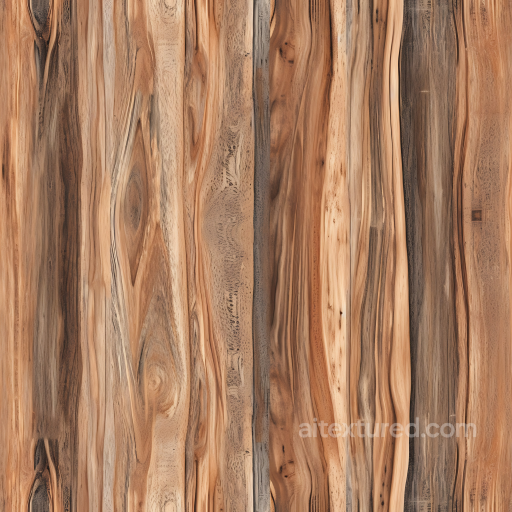 Rustic Wood Planks Seamless Texture with Knots and Grain Detail seamless Wood PBR texture