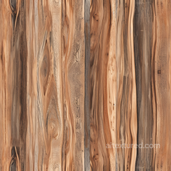 Rustic Wood Planks Seamless Texture with Knots and Grain Detail Wood texture preview